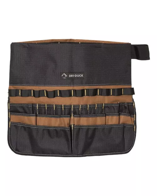 DRI DUCK 1400DD Bucket Tool Bag – 100% Polyester 600D PVC Ripstop | 60 Multi-Sized Pockets | Fits 5-Gallon Buckets