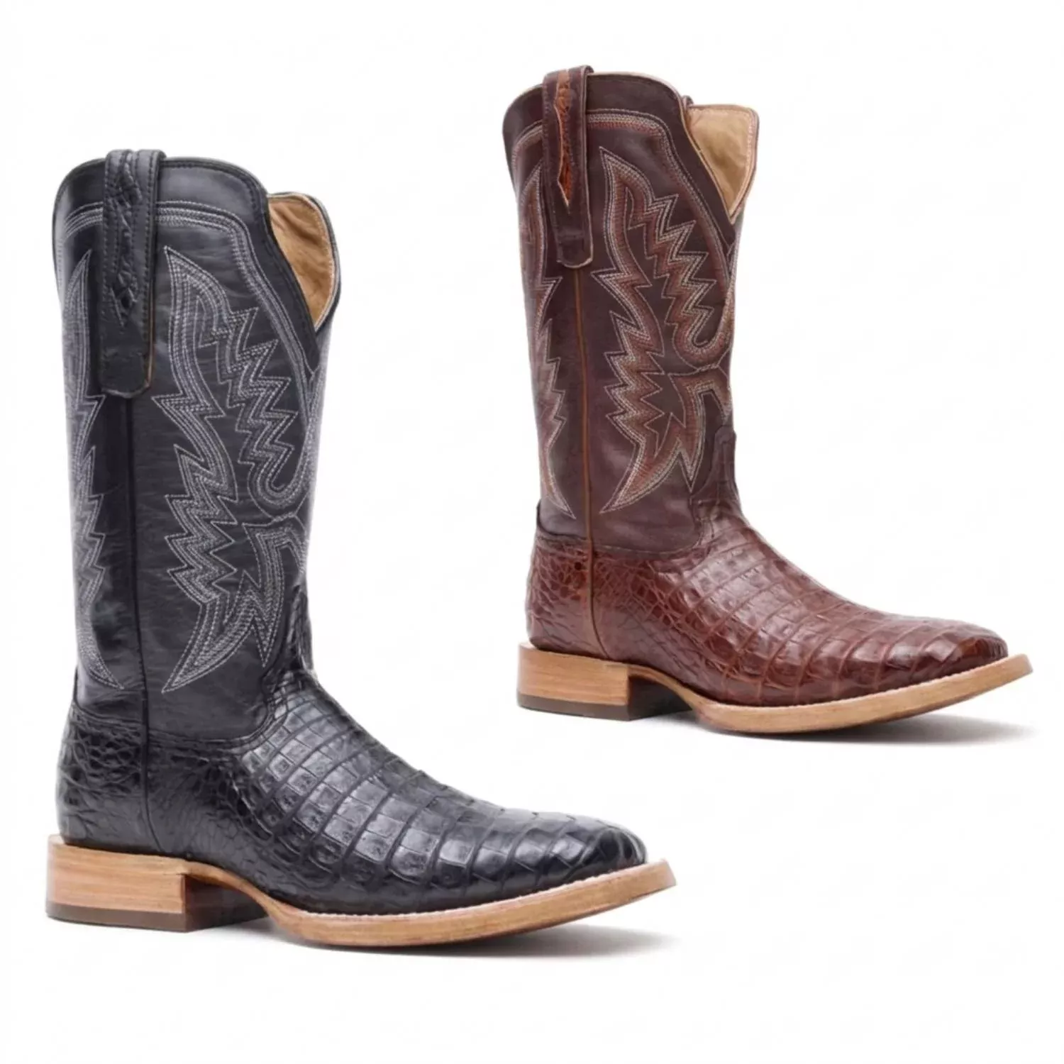 Durango Men's PRCA Collection Caiman Belly Western Boot - Men's