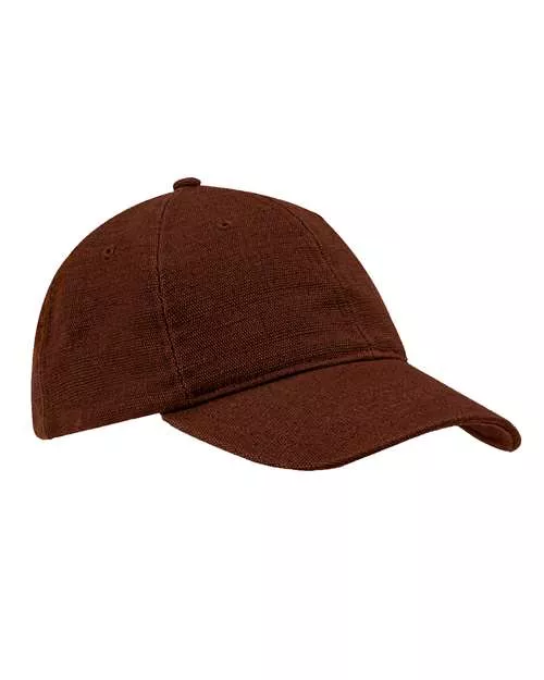 econscious EC7091 Hemp Blend Cap – 6.8 oz. 55/45 Hemp/Organic Cotton | Structured Six-Panel | Snapback | Matching Sewn Eyelets | GOTS, OCS, OEKO-TEX Certified