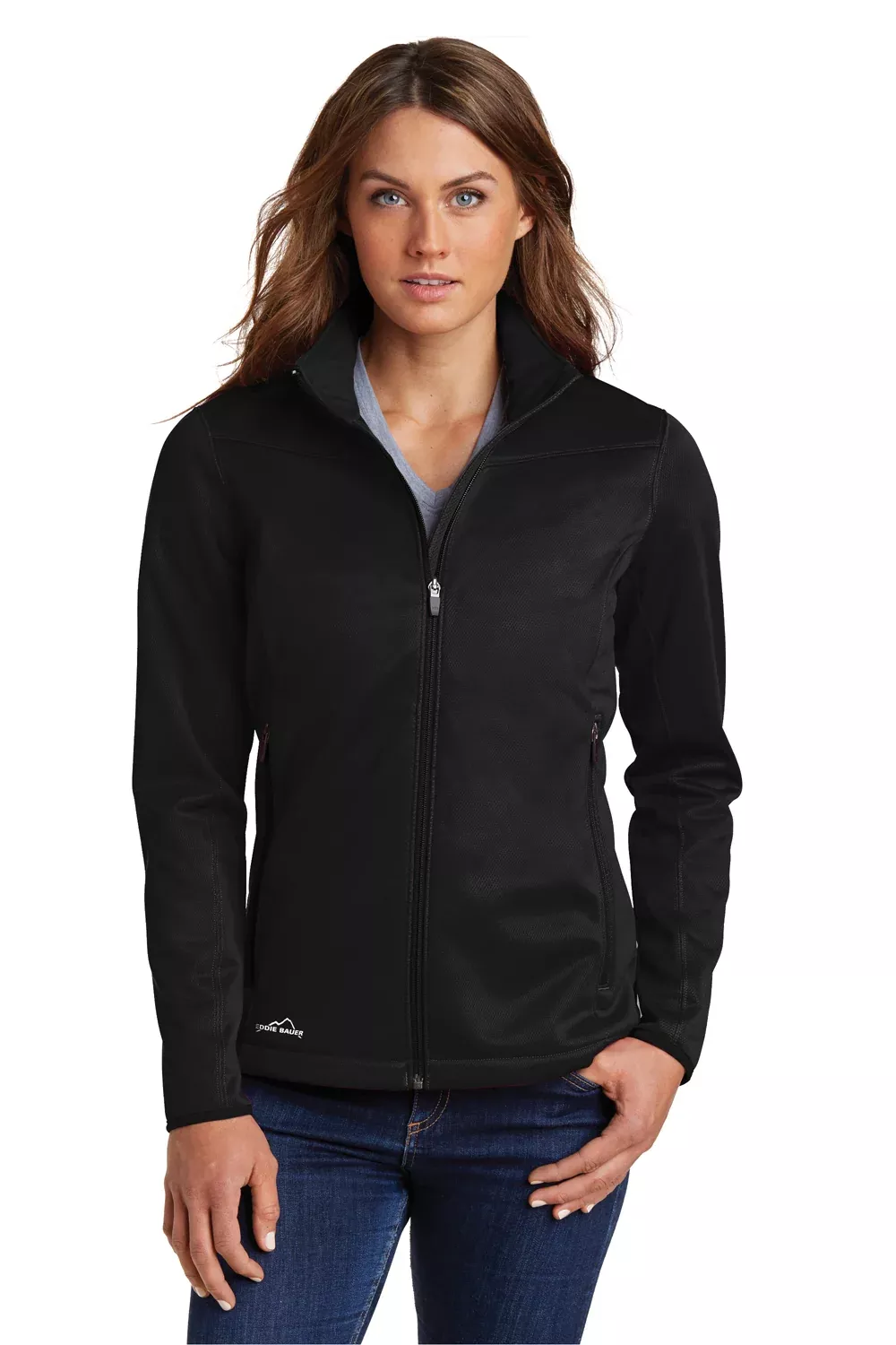 Eddie Bauer Womens Waterproof Full Zip Jacket - Black