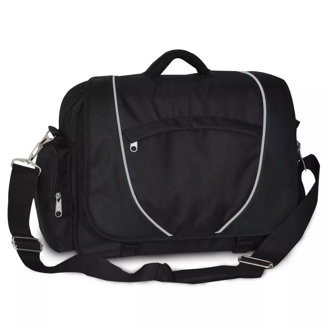 Everest Deluxe Briefcase with Dual Snap Buckle Front Flap 566LT