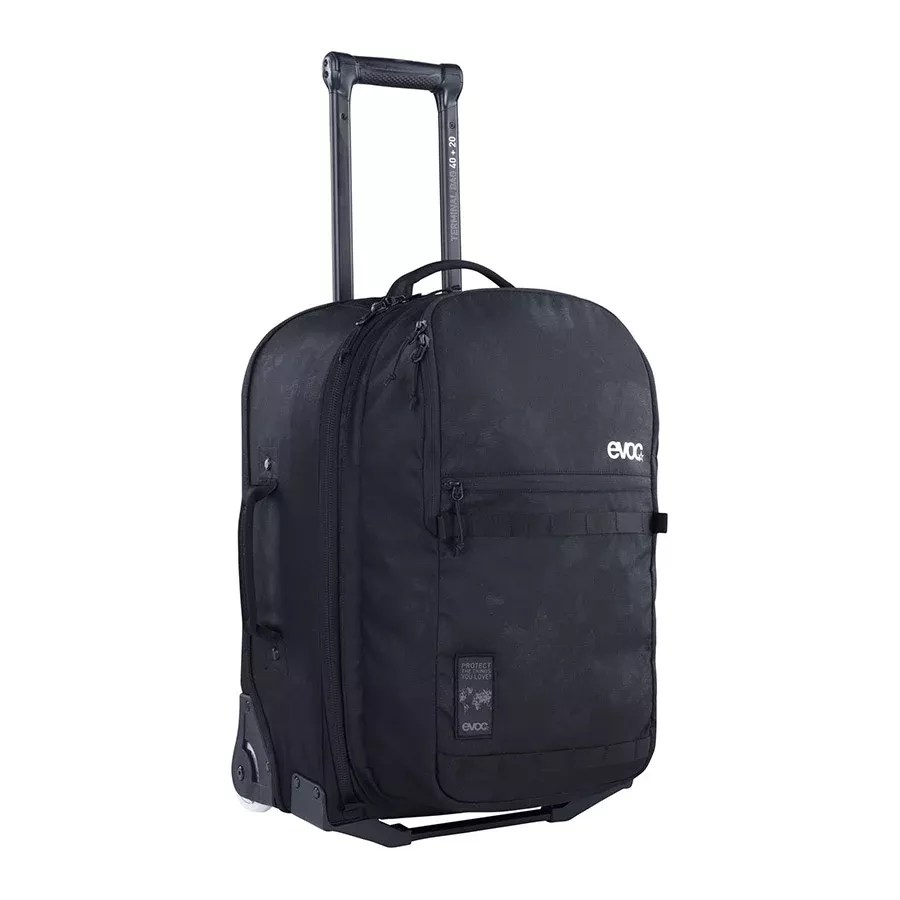 EVOC Terminal Bag 40+20 – Carry-On Travel Trolley with Detachable Backpack, 60L