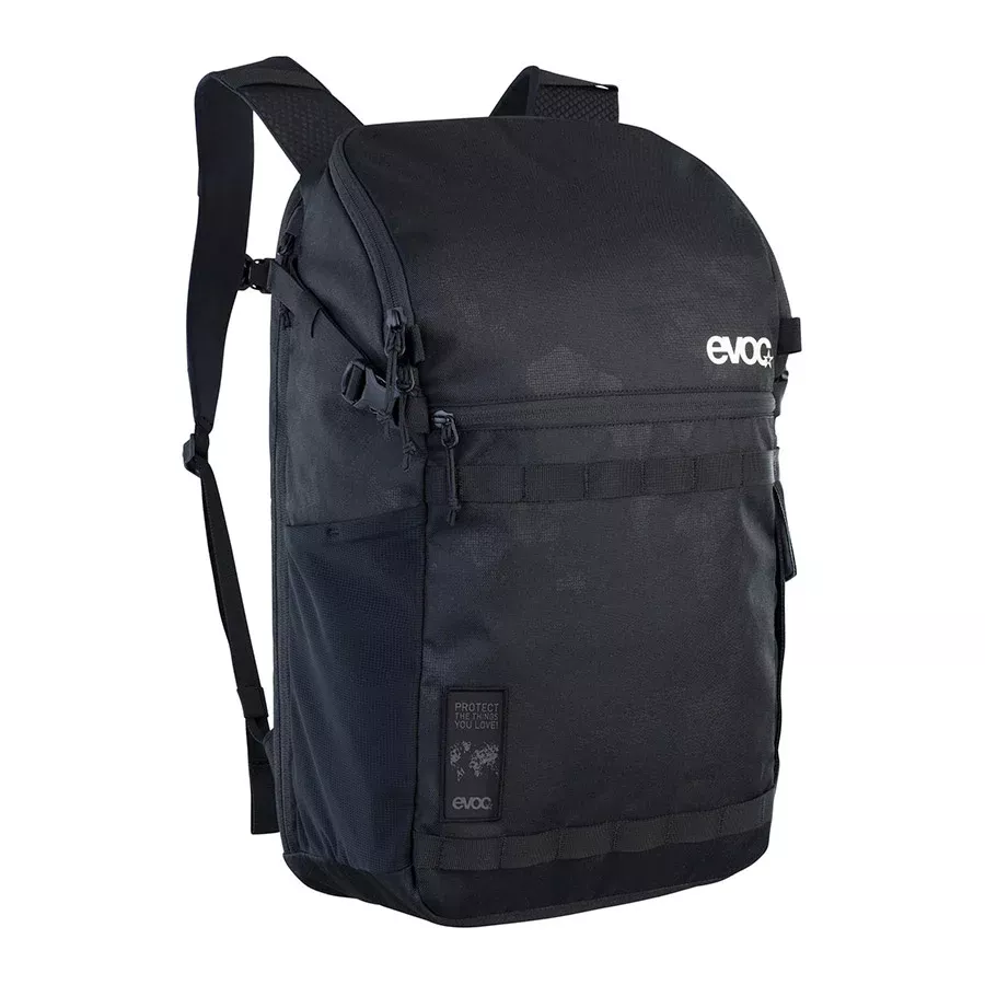 EVOC Travel Backpack 22 – Lightweight Carry-On Daypack with Laptop Compartment, 22L