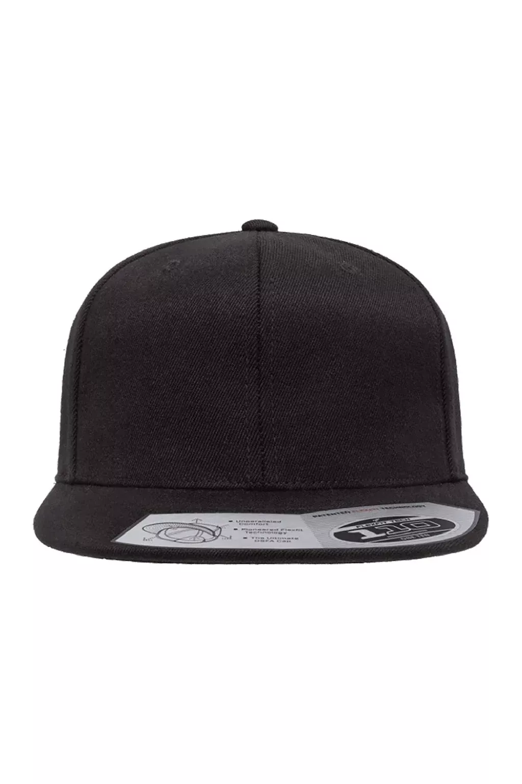 Flexfit Hats Mens Adjustable Hat - Black