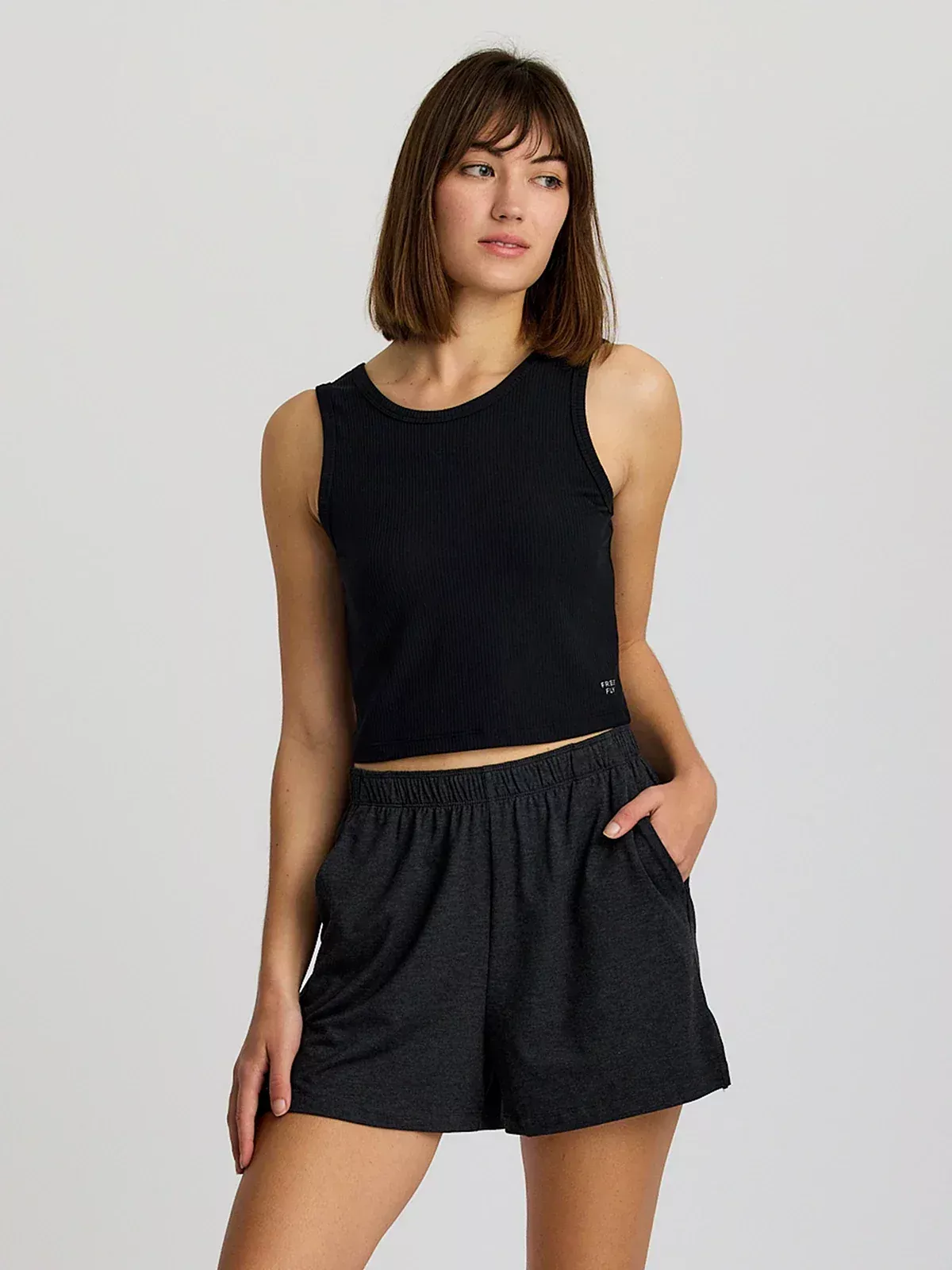 Free Fly Ribbed Bamboo Tank - Women's