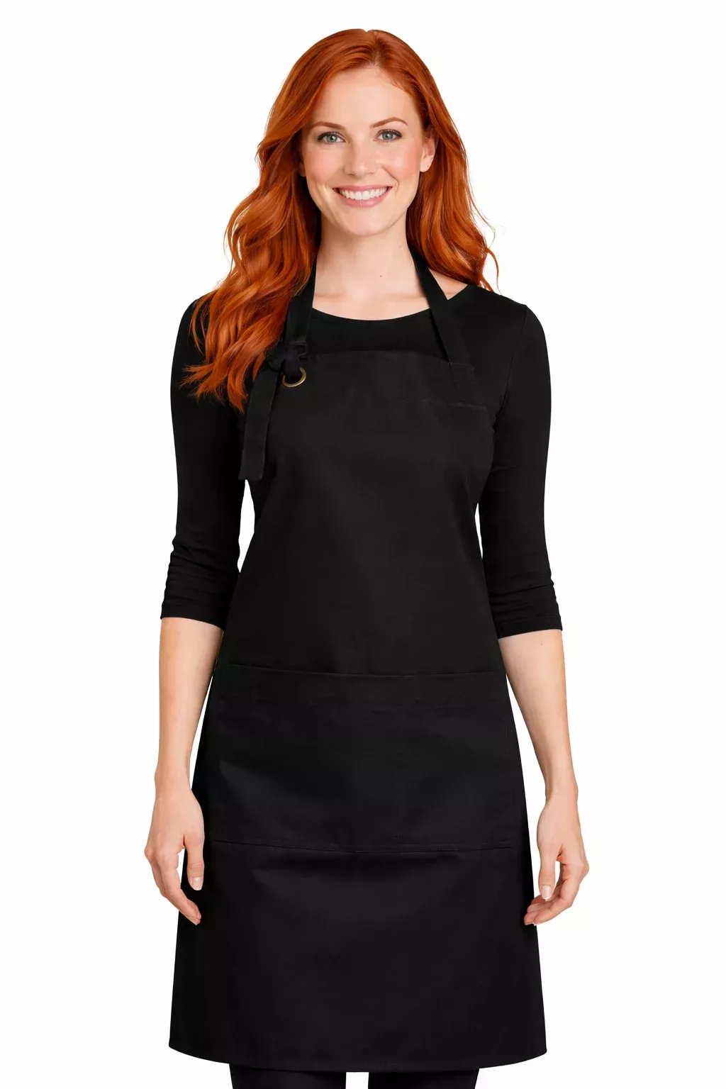 Full Length Apron with Pockets Workwear Apron
