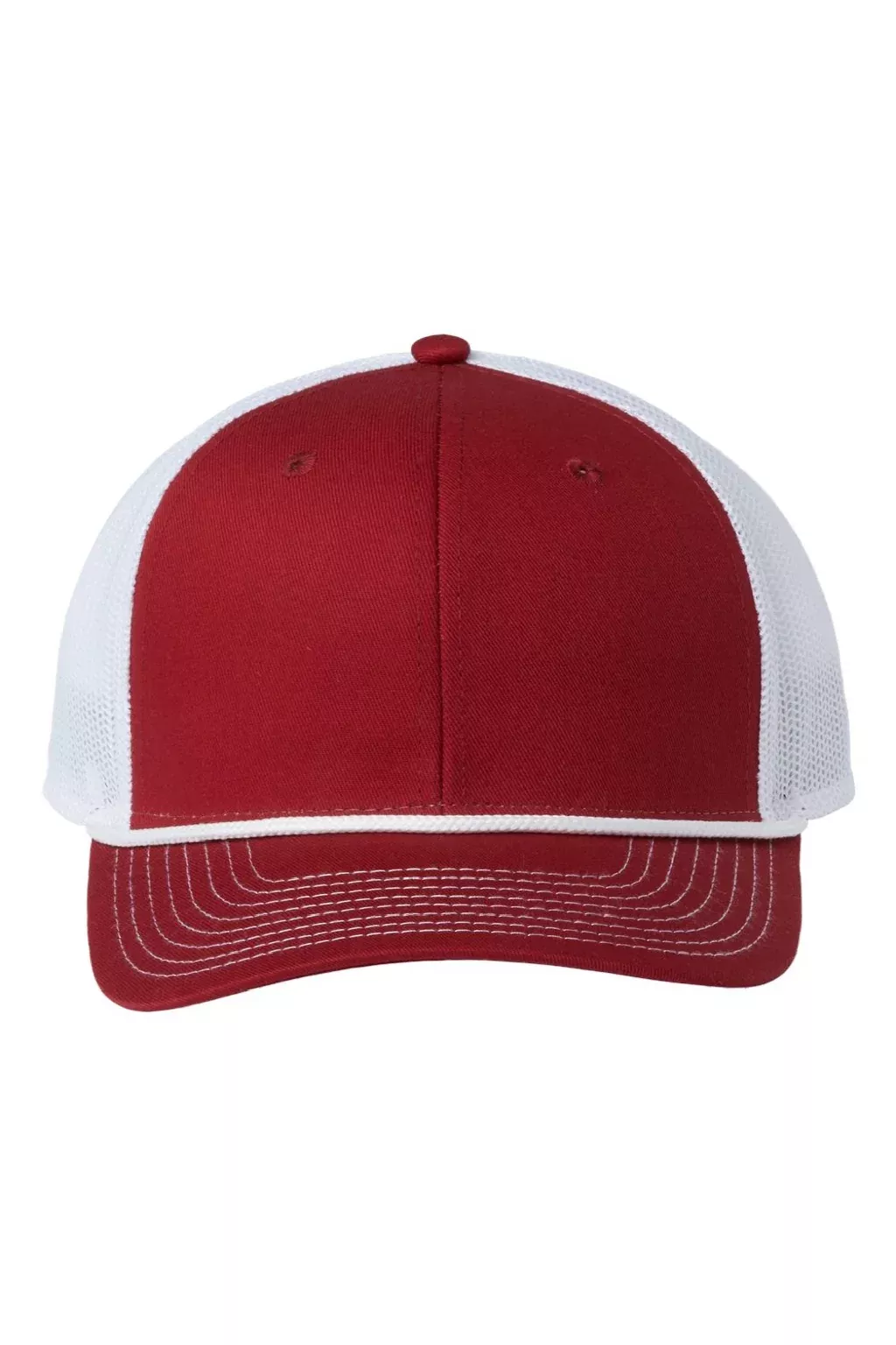 The Game Hats Mens Everyday Rope Snapback Trucker Hat - Cardinal Red/White