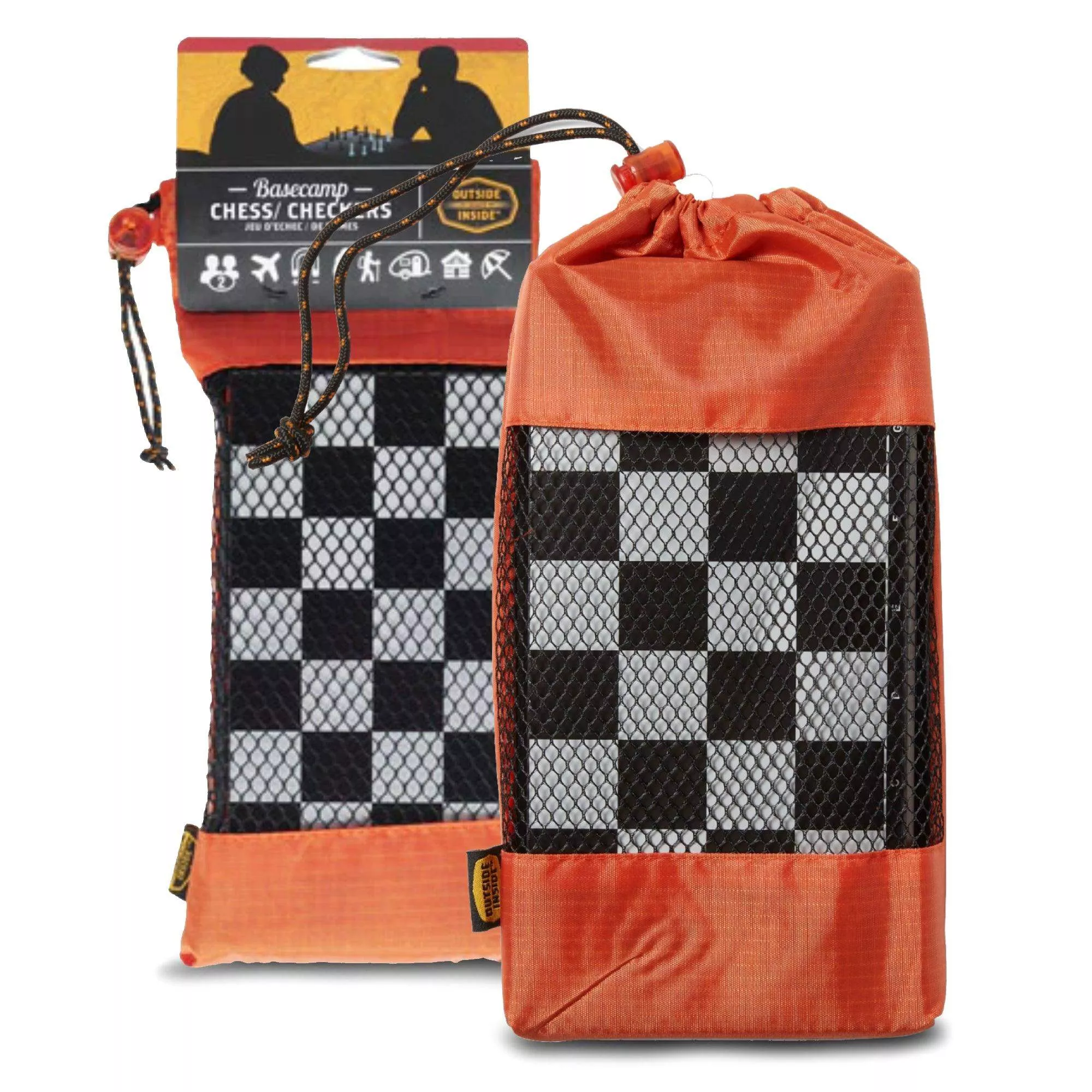 GSI Outdoors Outside Inside Travel Basecamp Magnetic Chess/Checkers