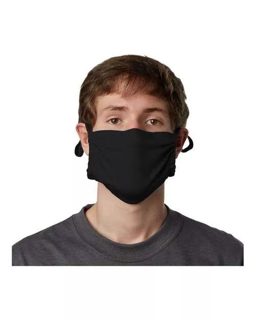 Hanes 2-Ply Cotton Pocket Face Mask MKPKCR