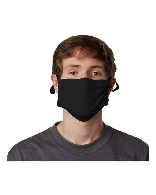 Hanes 2-Ply Polyester Pocket Face Mask MKPKPR