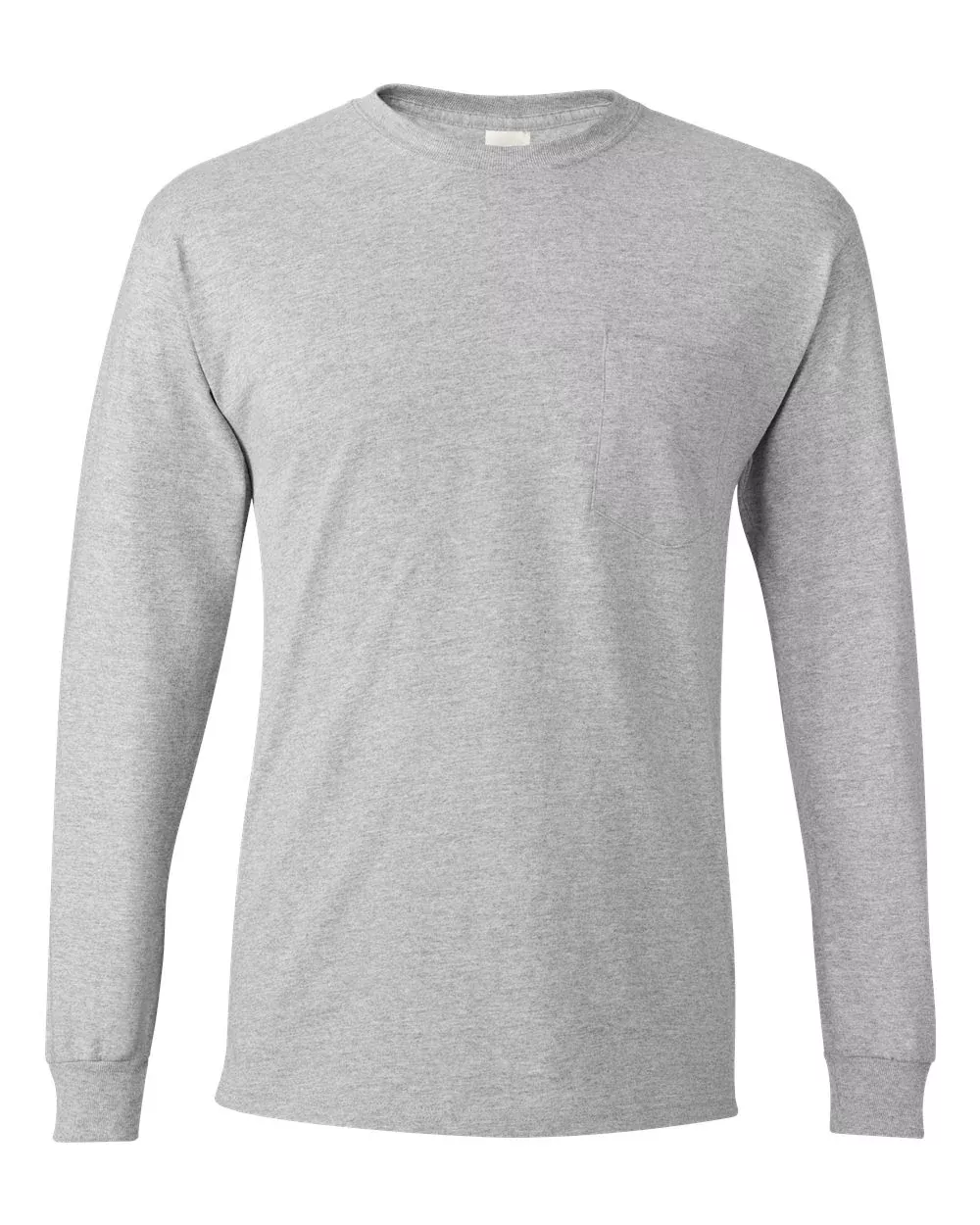 Hanes Unisex Authentic Long Sleeve Pocket T-Shirt