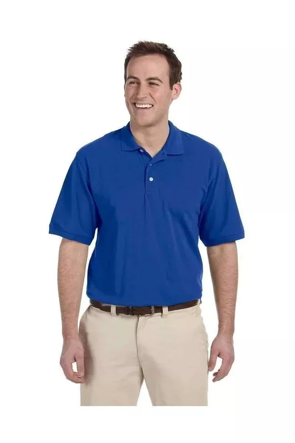 Harriton M265 Men's 56 oz Easy Blend Polo