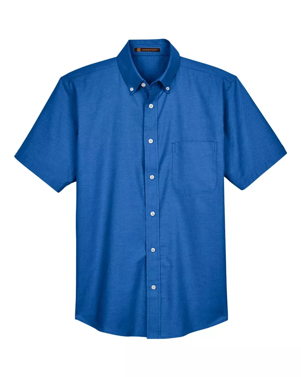 Harriton Men's Oxford Short Sleeve with Stain-Release