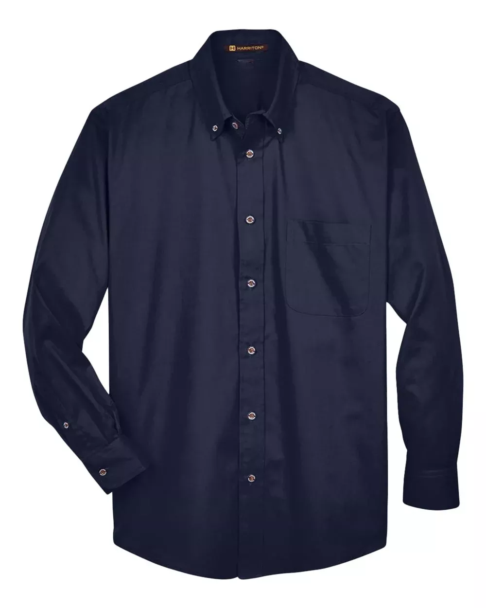 Harriton Men's Tall Easy Blend™ Twill Dress Shirt