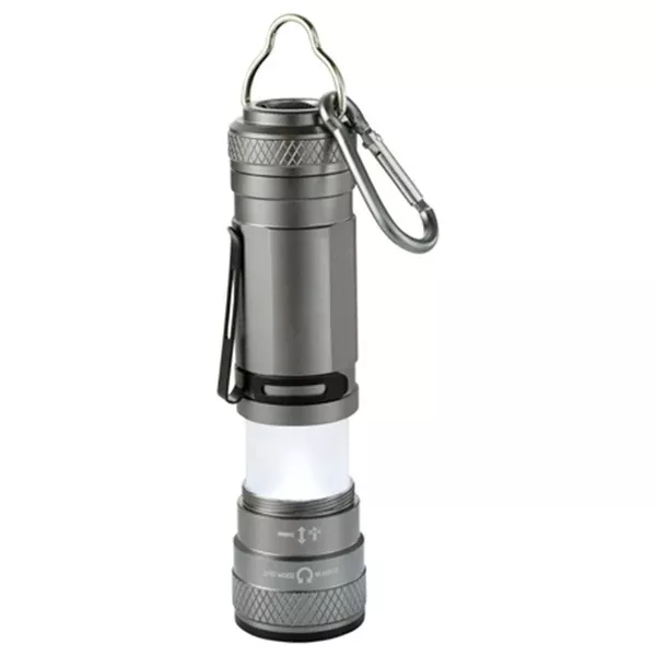 High Sierra Graphite Bright Zoomin Flashlight