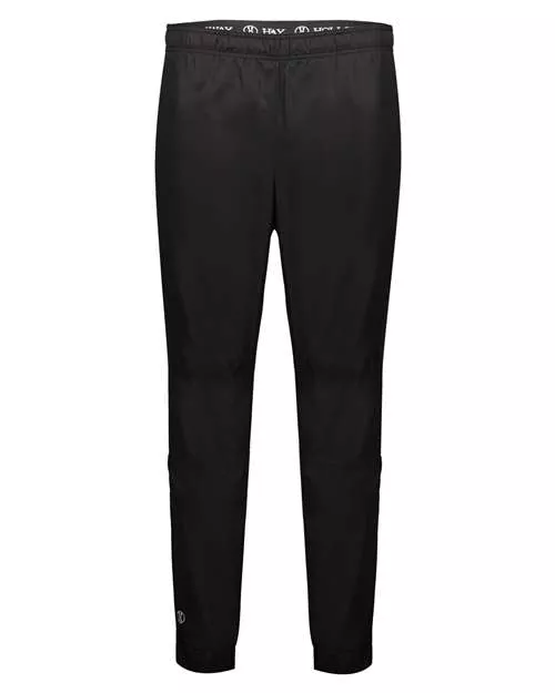 Holloway 229531 Men's SeriesX Pants – Micron™ Polyester Wind/Water-Resistant Micromesh Lined Warm-Up Pants with Ankle Zipper