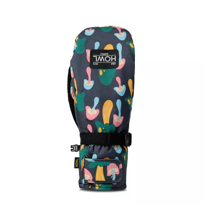Howl Fairbanks Mitt – 10K Waterproof Snowboard Mittens with Hyperloft Insulation, Vegan Leather Palms & Removable Leash