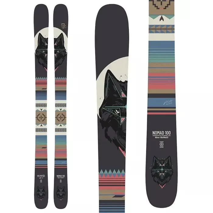 Icelantic Nomad 100 Skis – Versatile All-Mountain Freeride Performance