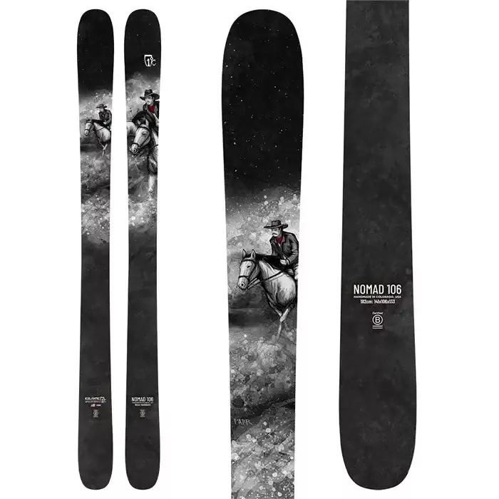 Icelantic Nomad 106 Skis – All-Mountain Freeride Performance