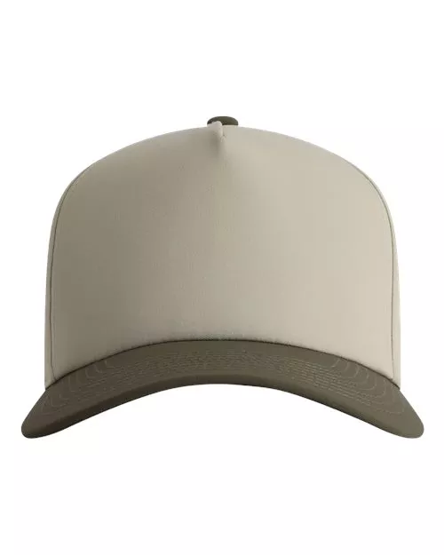 Imperial 5068 The Persimmon Two-Tone Cap – 100% Recycled Polyester Retro 5-Panel Snapback | UPF 50+