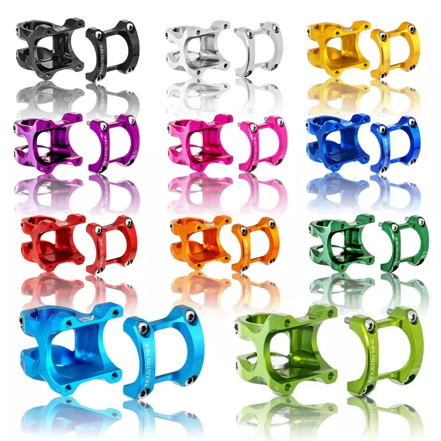Industry Nine, A35, Stem, Diameter: 35mm, Length: 32mm, Steerer: 1-1/8'', 9°, Black