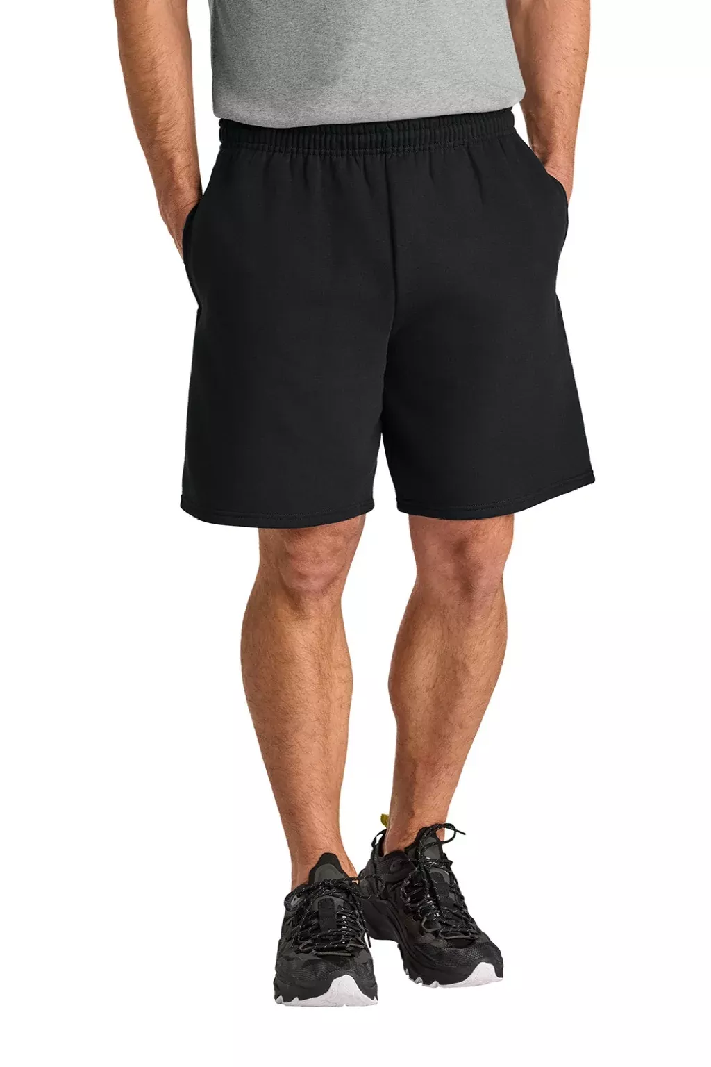 Jerzees Mens NuBlend Sweatshorts w/ Pockets - Black