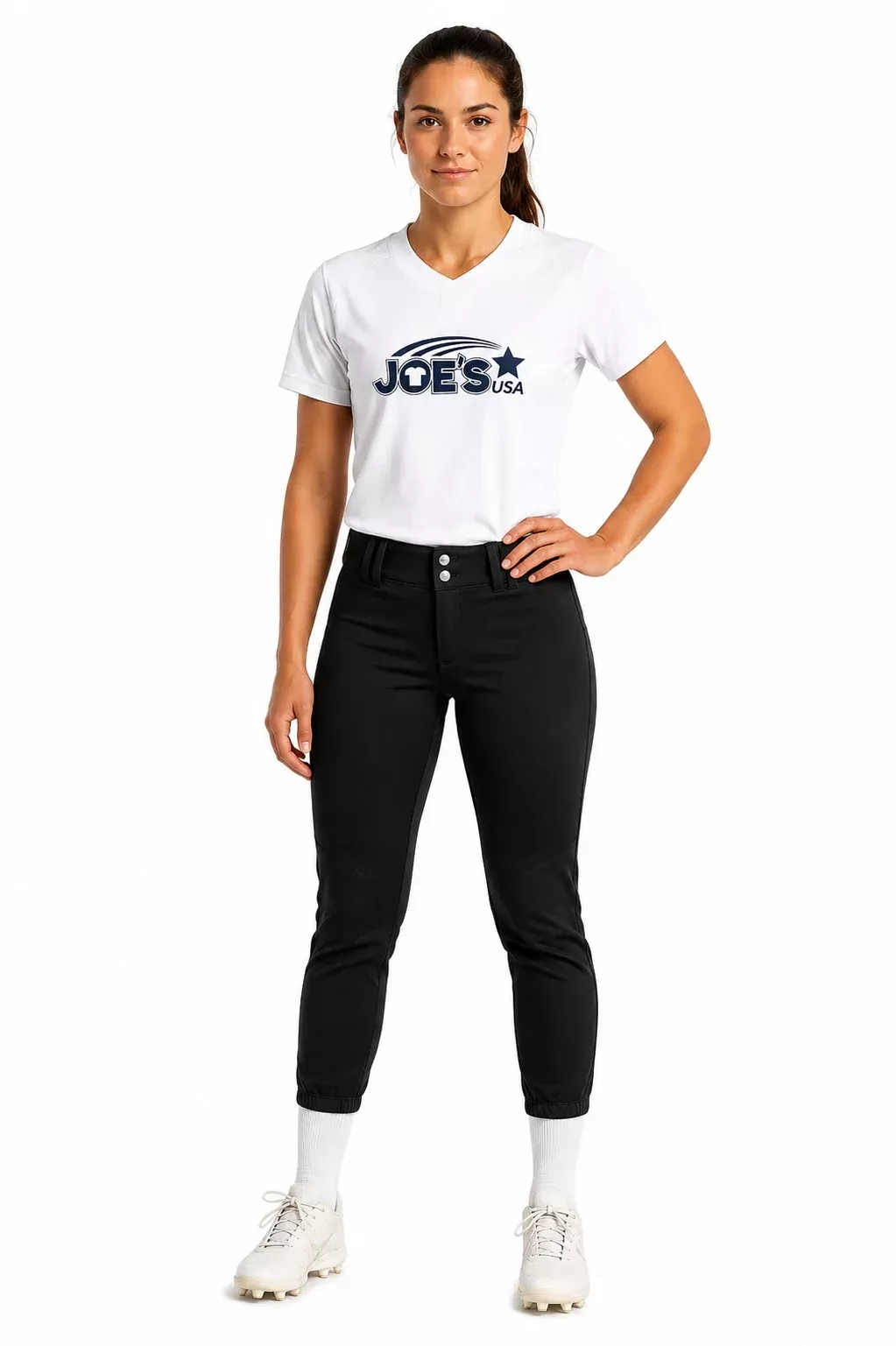 Joe's USA Women's Standard Low-Rise Softball Pants