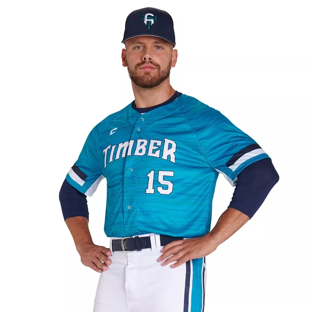 Juice Sublimated Full ButtonPro Neck Short Sleeve Fitted Jersey