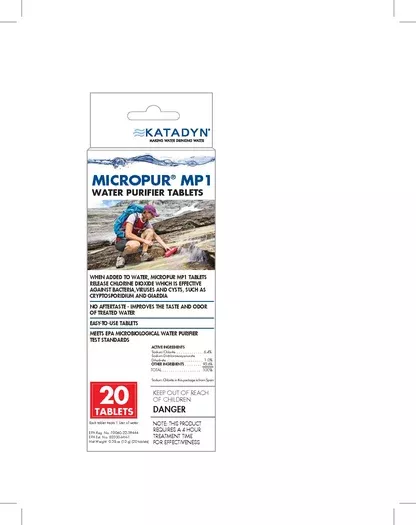 Katadyn Micropur MP1 Purification Tablets (20 pack)