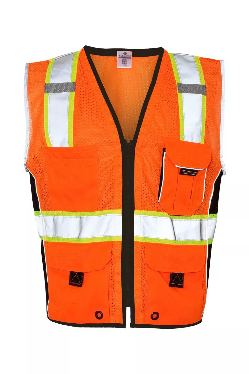 Kishigo Unisex Premium Black Series Heavy Duty Vest - Orange