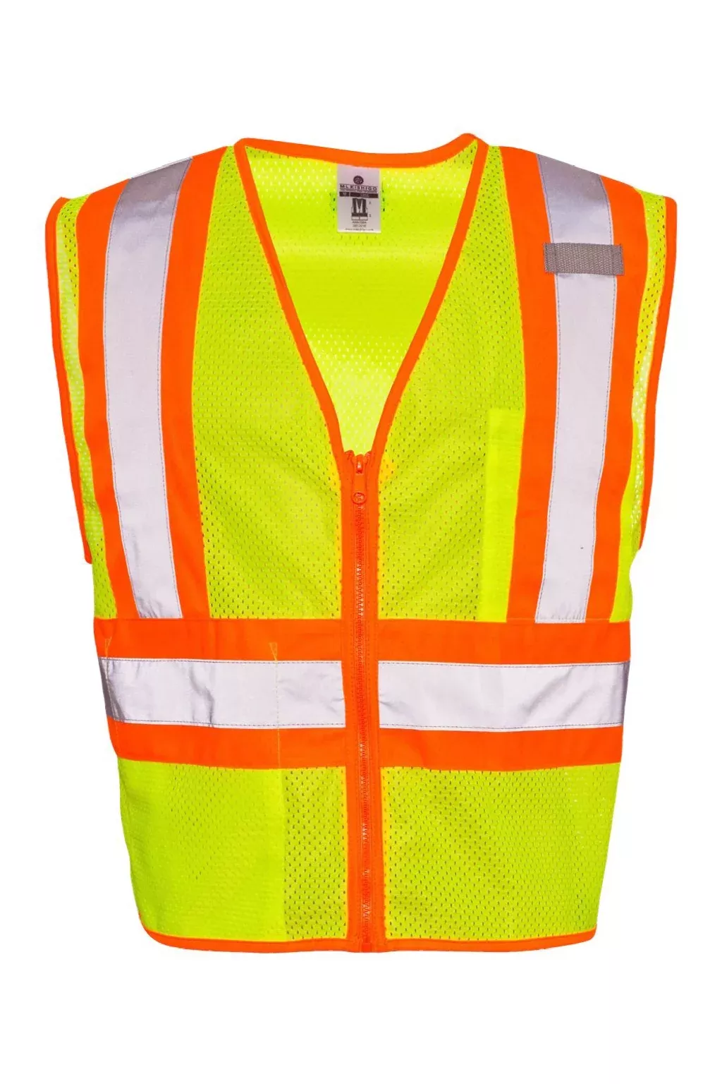 Kishigo Unisex Ultra Cool Contrasting Mesh Vest - Lime Green