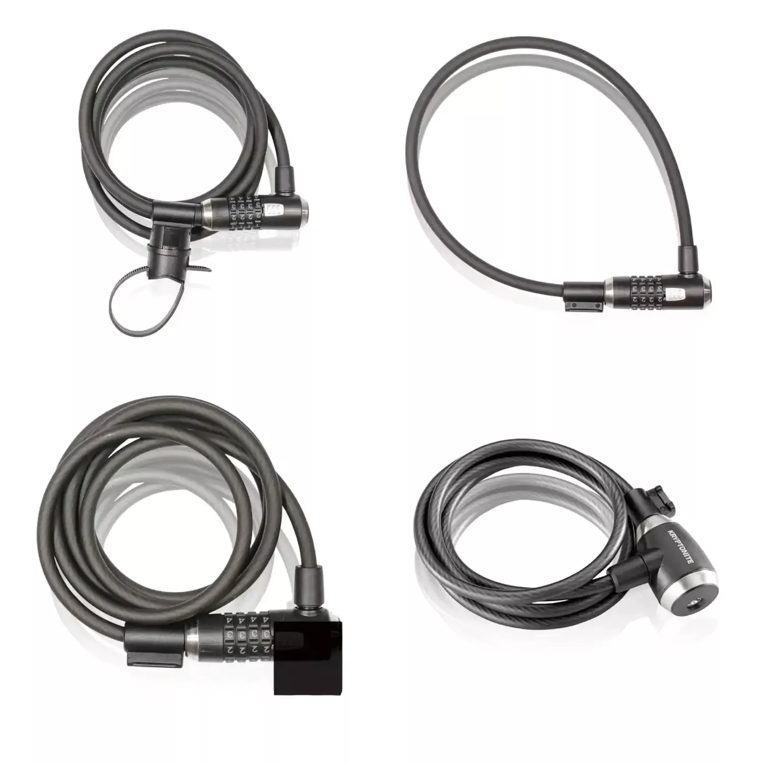 Kryptonite, KryptoFlex 815, Cable lock, Key, 8mm, 150cm, 4.9