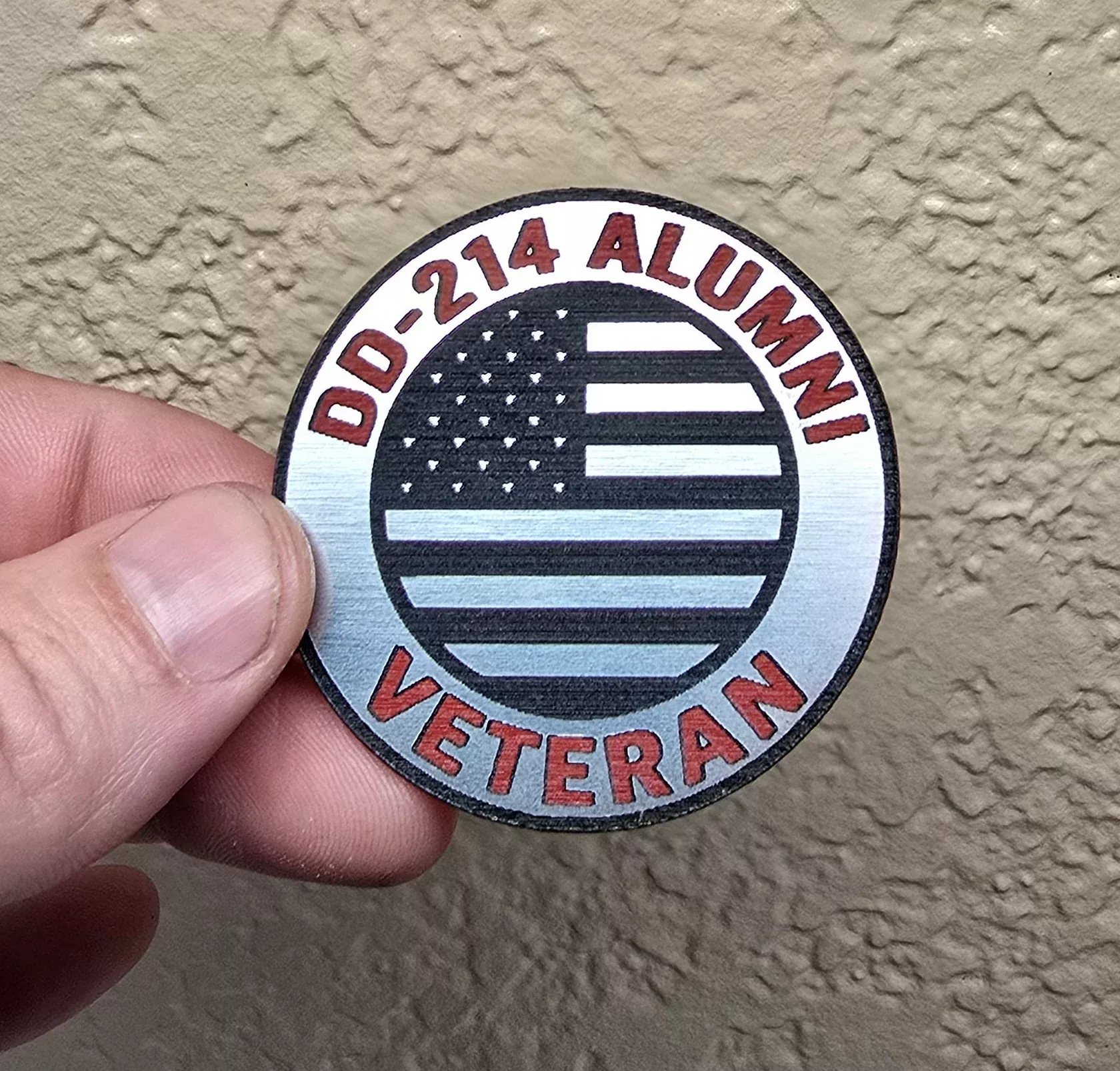 Laser Engraved Acrylic/Leatherette Patches