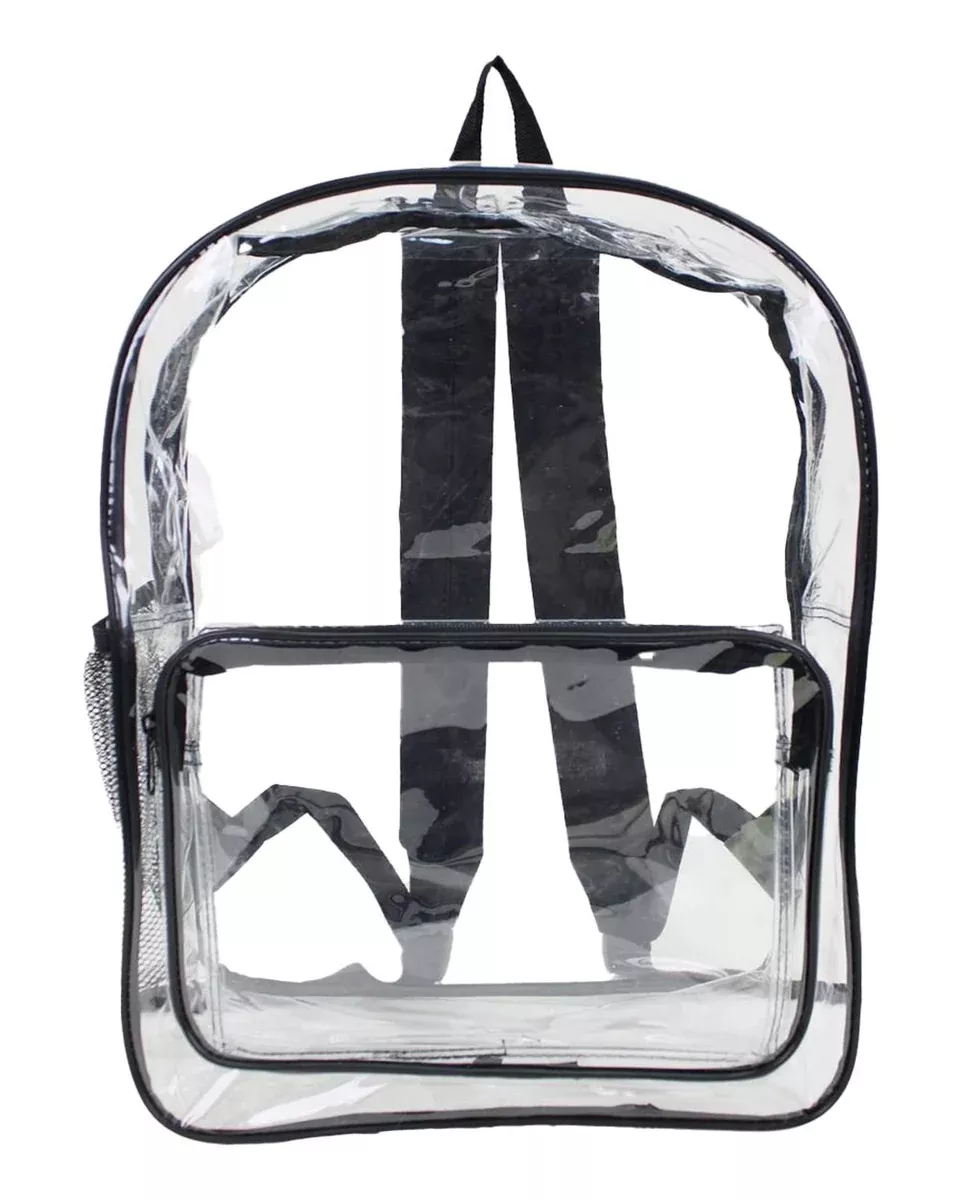 Liberty Bags 7013 Large 17" Heavy Duty Clear Backpack