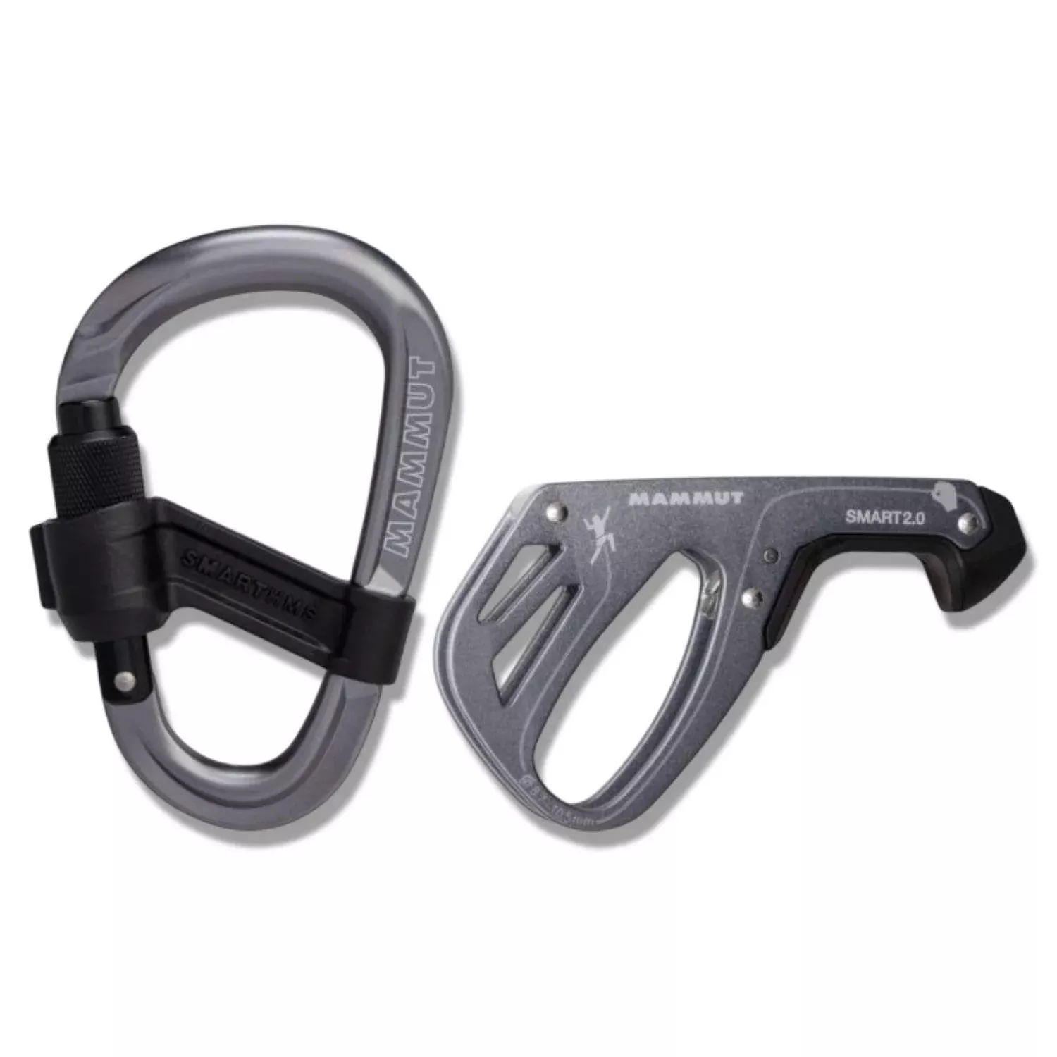 Mammut Smart 2.0 Belay Package – Advanced Assisted Braking Device & Smart HMS Carabiner