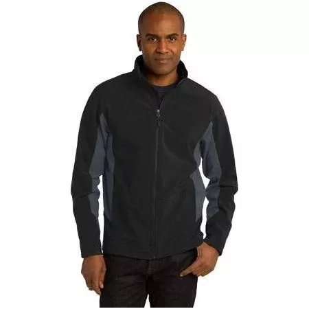 Mens Core Colorblock Soft Shell Jacket
