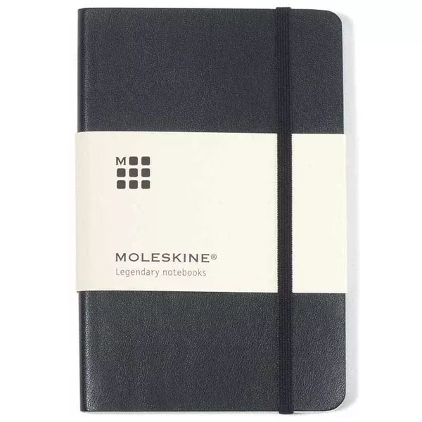 Moleskine Black Soft Cover Ruled Pocket Notebook (3.5" x 5.5")