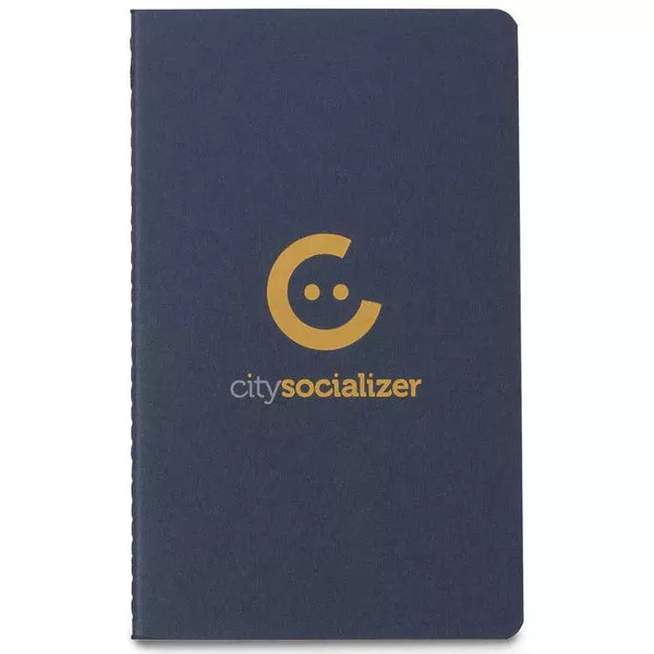 Moleskine Navy Blue Cahier Ruled Large Journal (5" x 8.25")