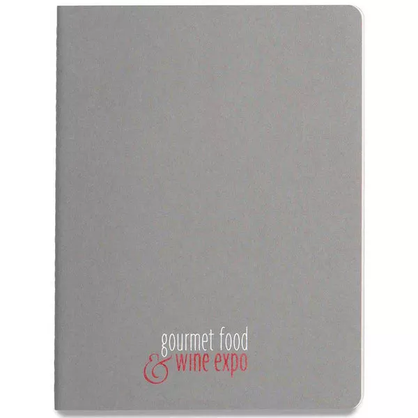 Moleskine Pebble Grey Cahier Ruled Extra Large Journal (7.5" x 10")