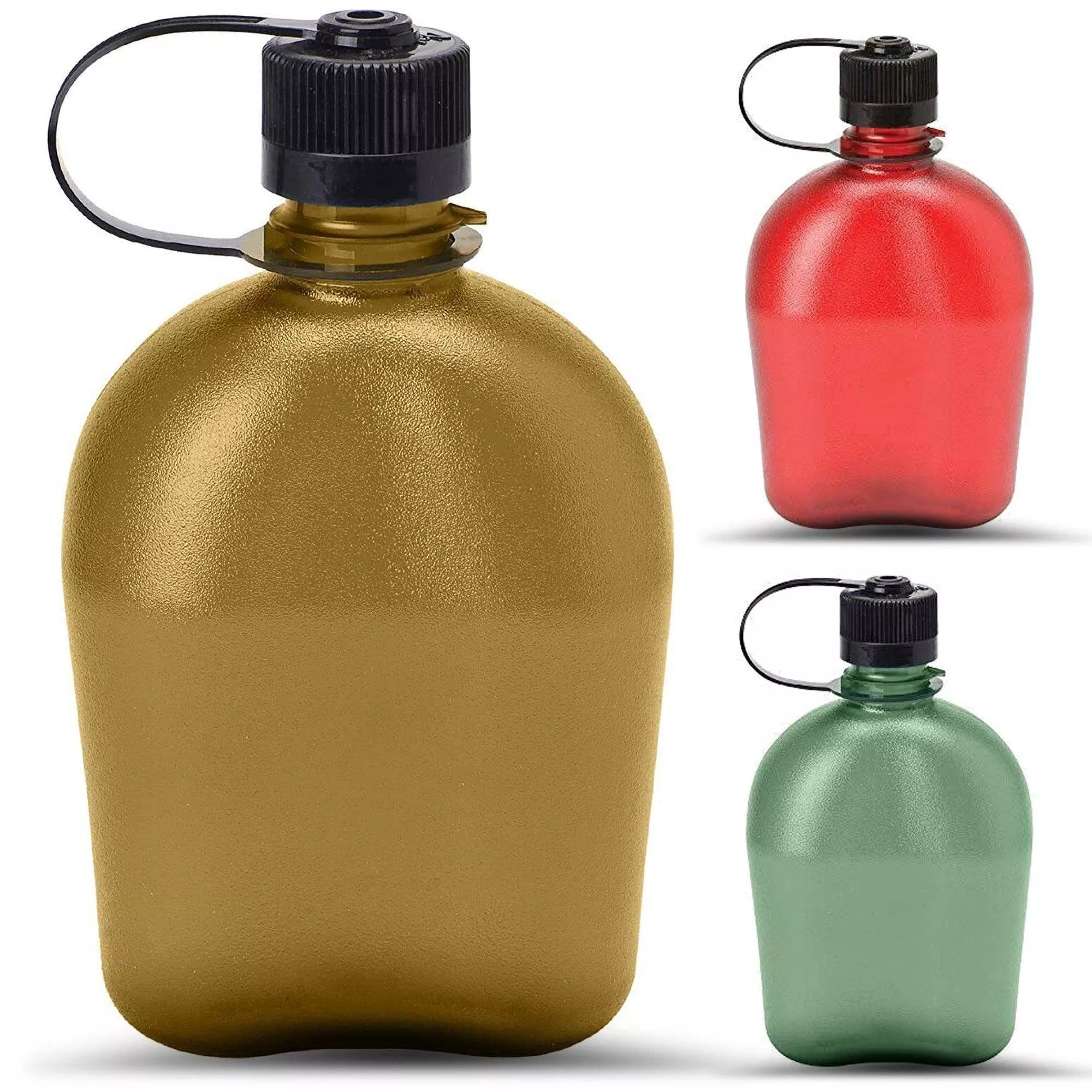 Nalgene Oasis Canteen, Lightweight Plastic Water Bottle, 32oz