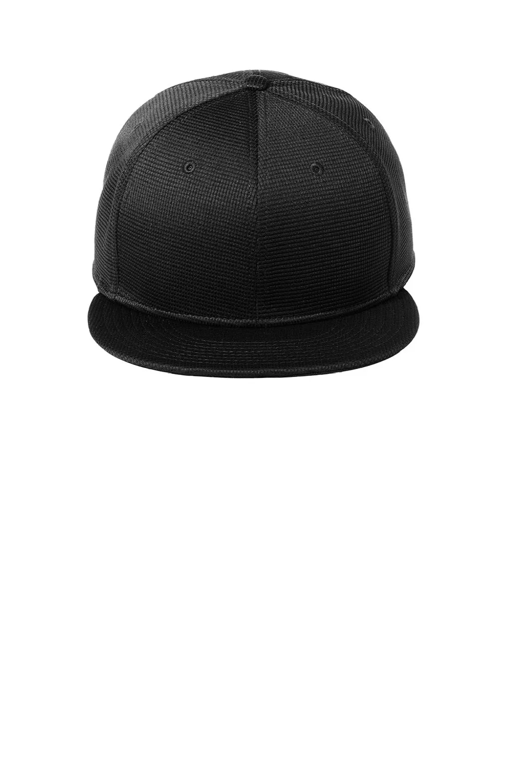 New Era Hats Mens Pivot Flat Bill Snapback Hat - Black