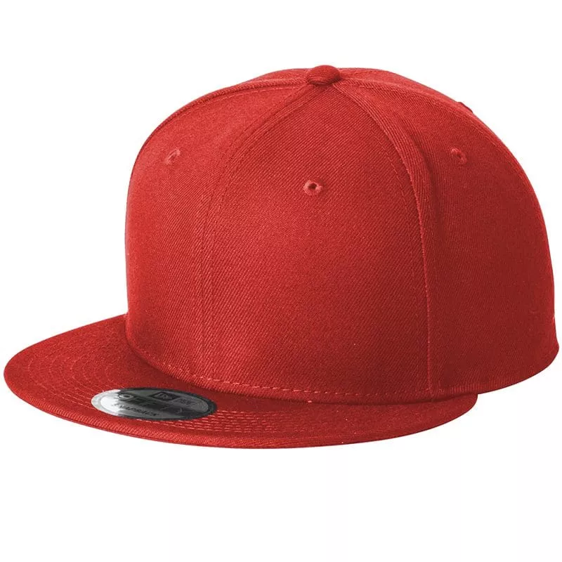 New Era Standard Fit Flat Bill Snapback Cap NE4020