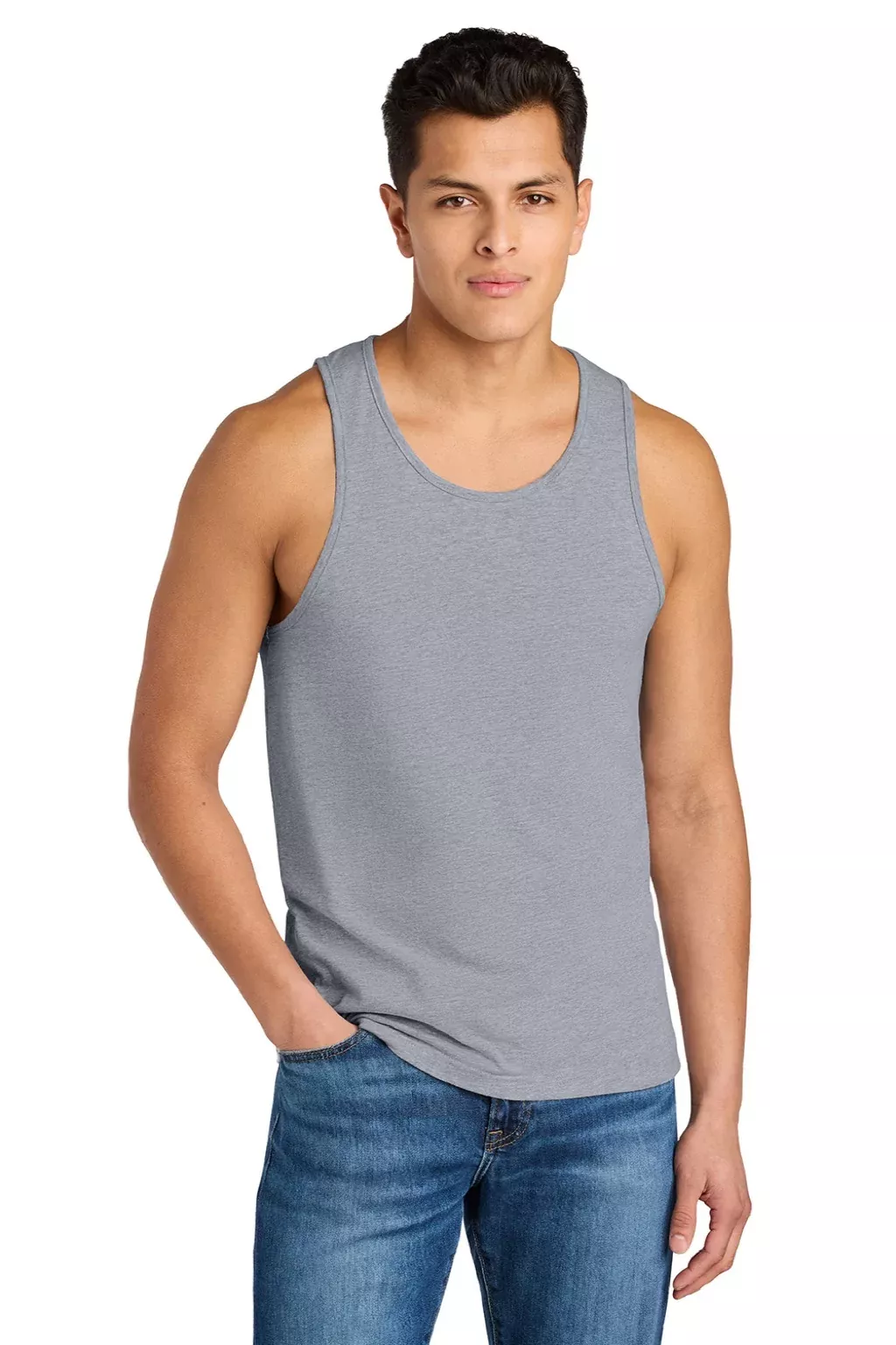 Next Level Mens Tank Top - Heather Grey