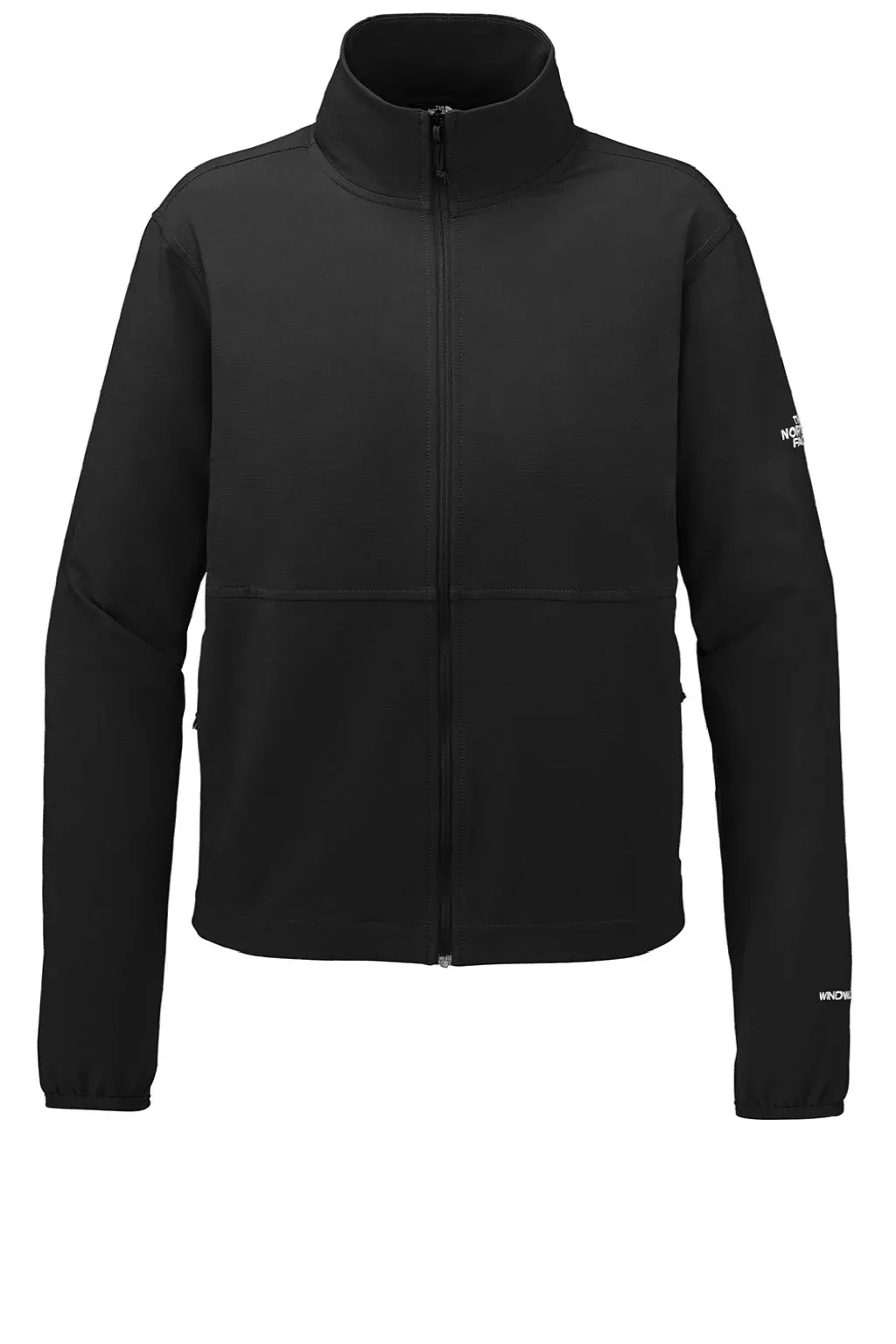The North Face Womens Edge Stretch Wind & Water Resistant Full Zip Soft Shell Jacket - Black