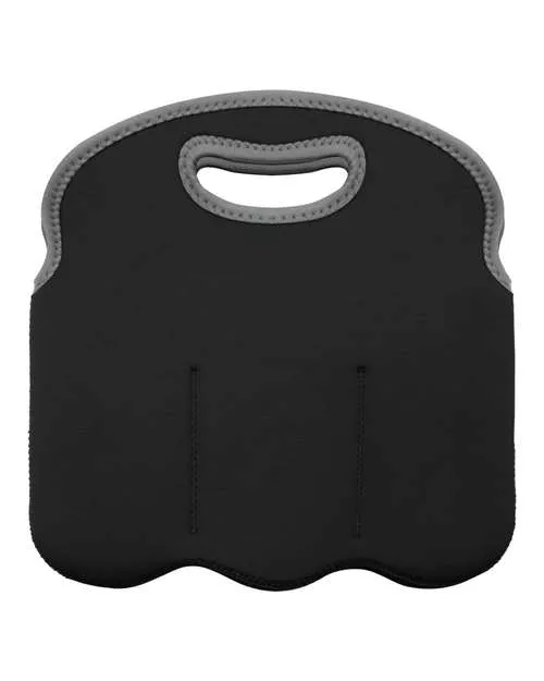 OAD OAD021 Insulated Neoprene Six-Pack Tote – 2.5mm Neoprene | Holds Six 12–20 oz. Bottles or Cans