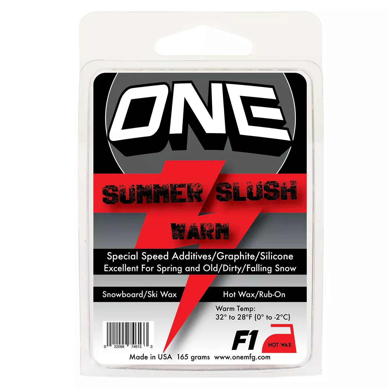 One Ball F-1 Summer Slush, Graphite/SI Additive - All Temp, 180g