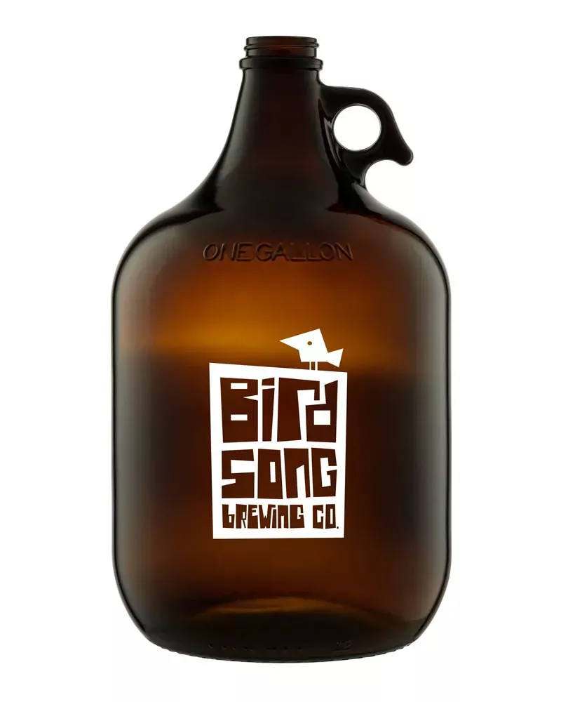 One Gallon Amber Growler-258862