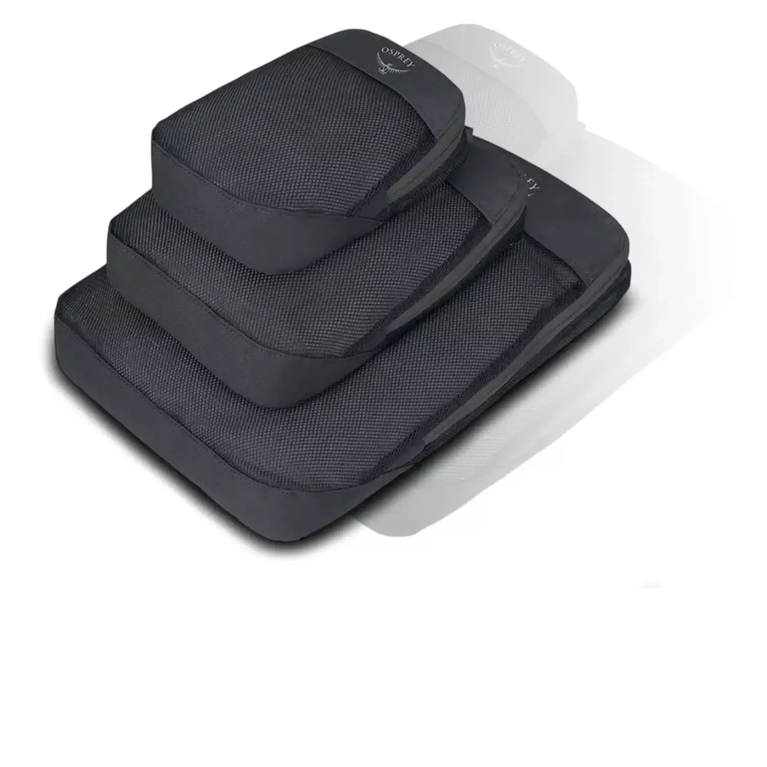 Osprey Daylite Packing Cube Set – Travel Organizer Cubes, Black (3-Piece Set)