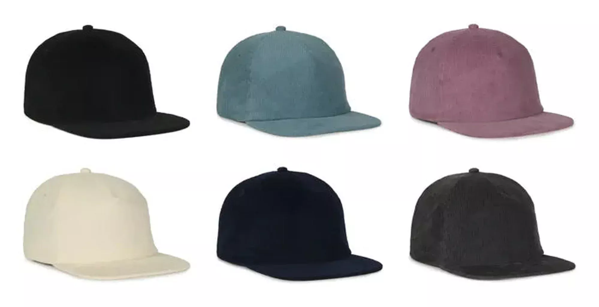 Outdoor Cap CORD01 - High‑Crown Unstructured Corduroy Cap with Flat Visor and Moisture‑Wicking Sweatband