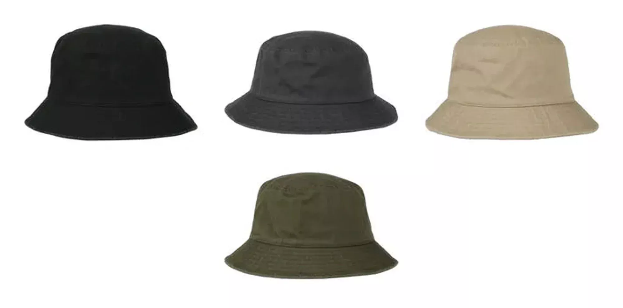 Outdoor Cap OC200 – Fitted Chino‑Twill Bucket Hat with Smaller Brim and Solid‑Back Design